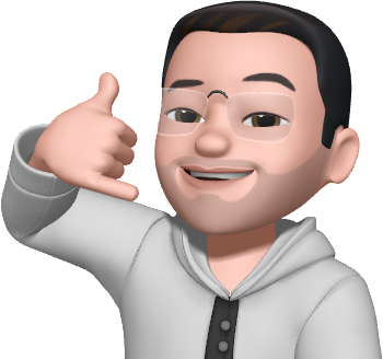 Memoji doing 'call me' gesture